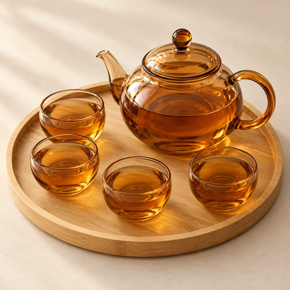 Amber Gathering Tea Set in Amber